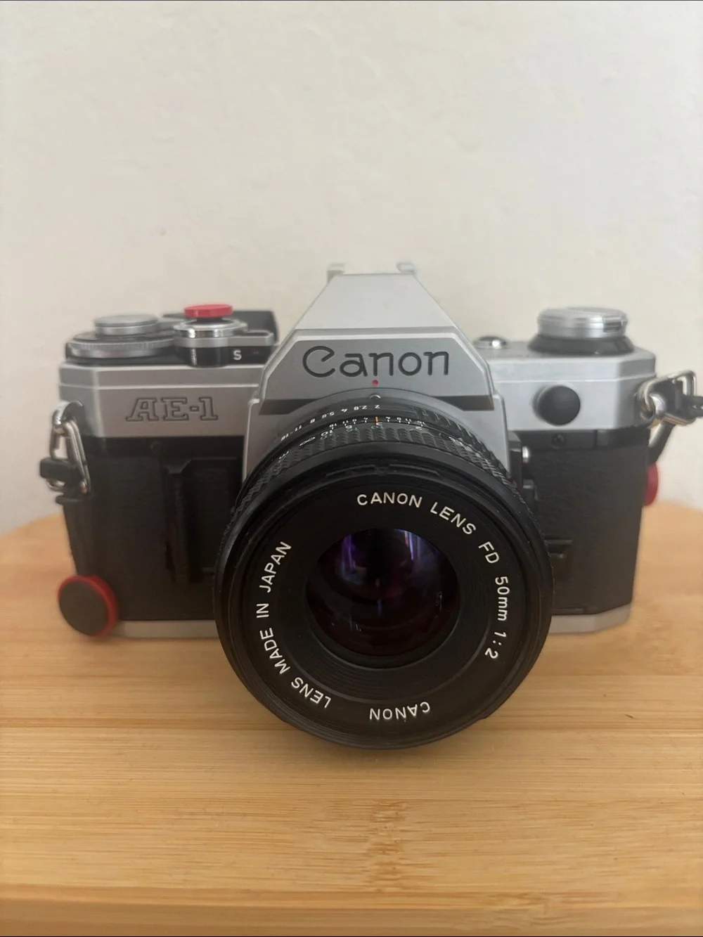Canon AE-1 SLR Camera with 50mm FD Lens